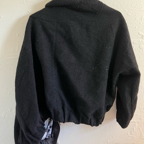 Unbranded bejeweled wool mix jacket coat oversized Size L - Picture 6 of 7